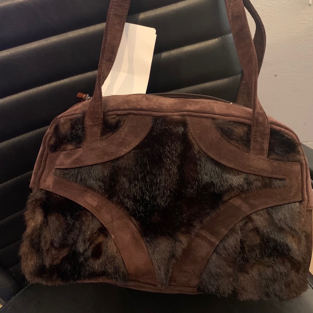Rob Ference Chocolate Fur Purse